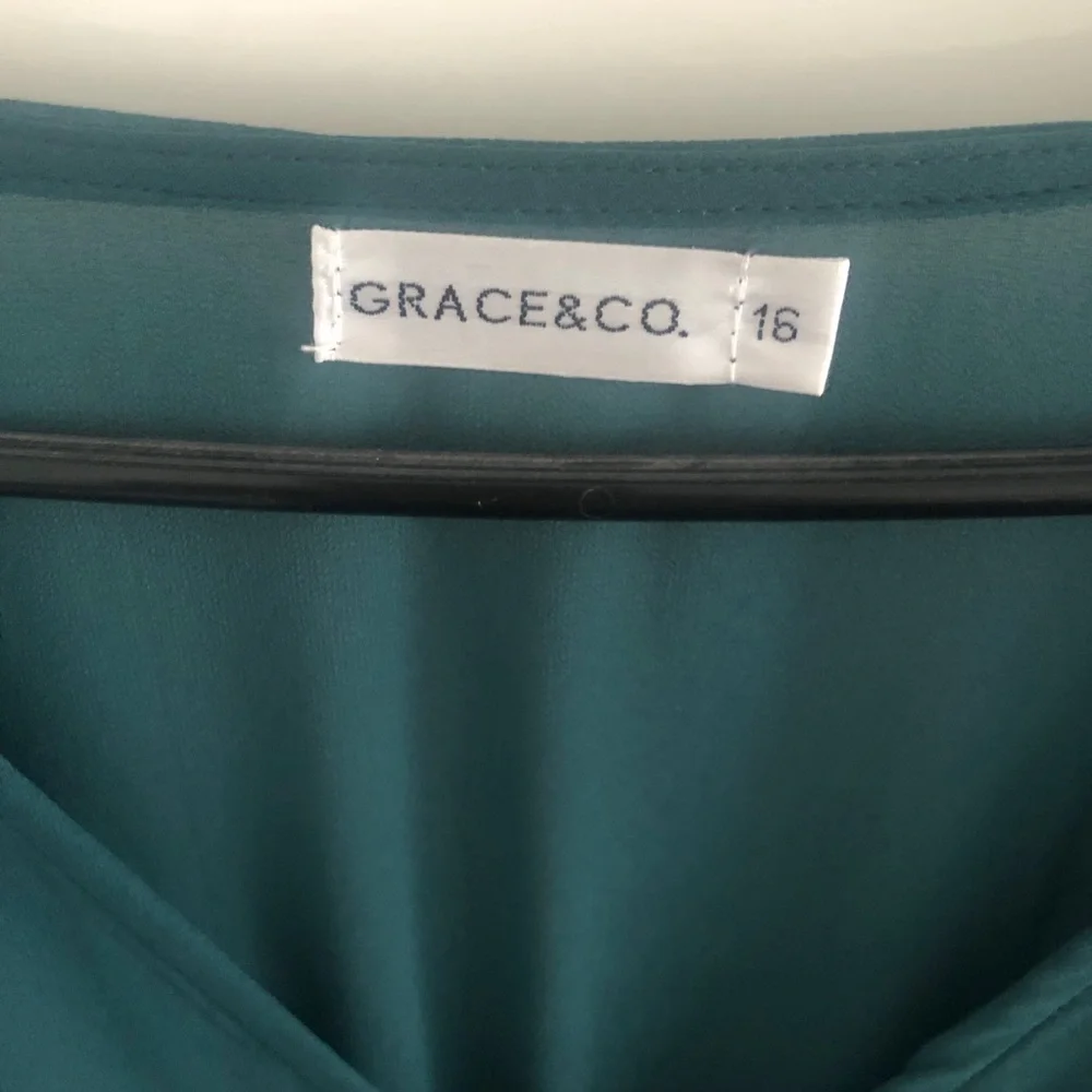🔥 price drop - Dark Teal/Green dress, New without tags size 16 - Picture 8 of 10